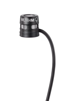 Shure WL184MB/S Supercardioid TQG Lavalier Microphone