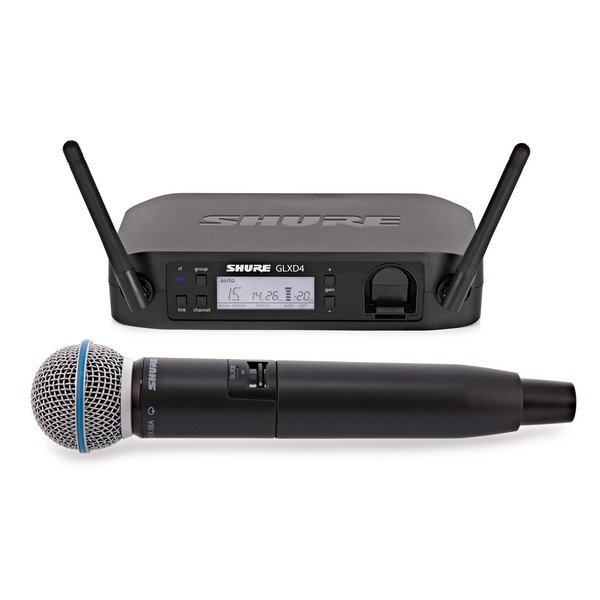 Shure GLXD24/B58A Digital Wireless Vocal System with Beta 58A