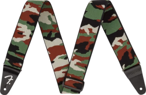 Fender WeighLess Camo Strap Woodland